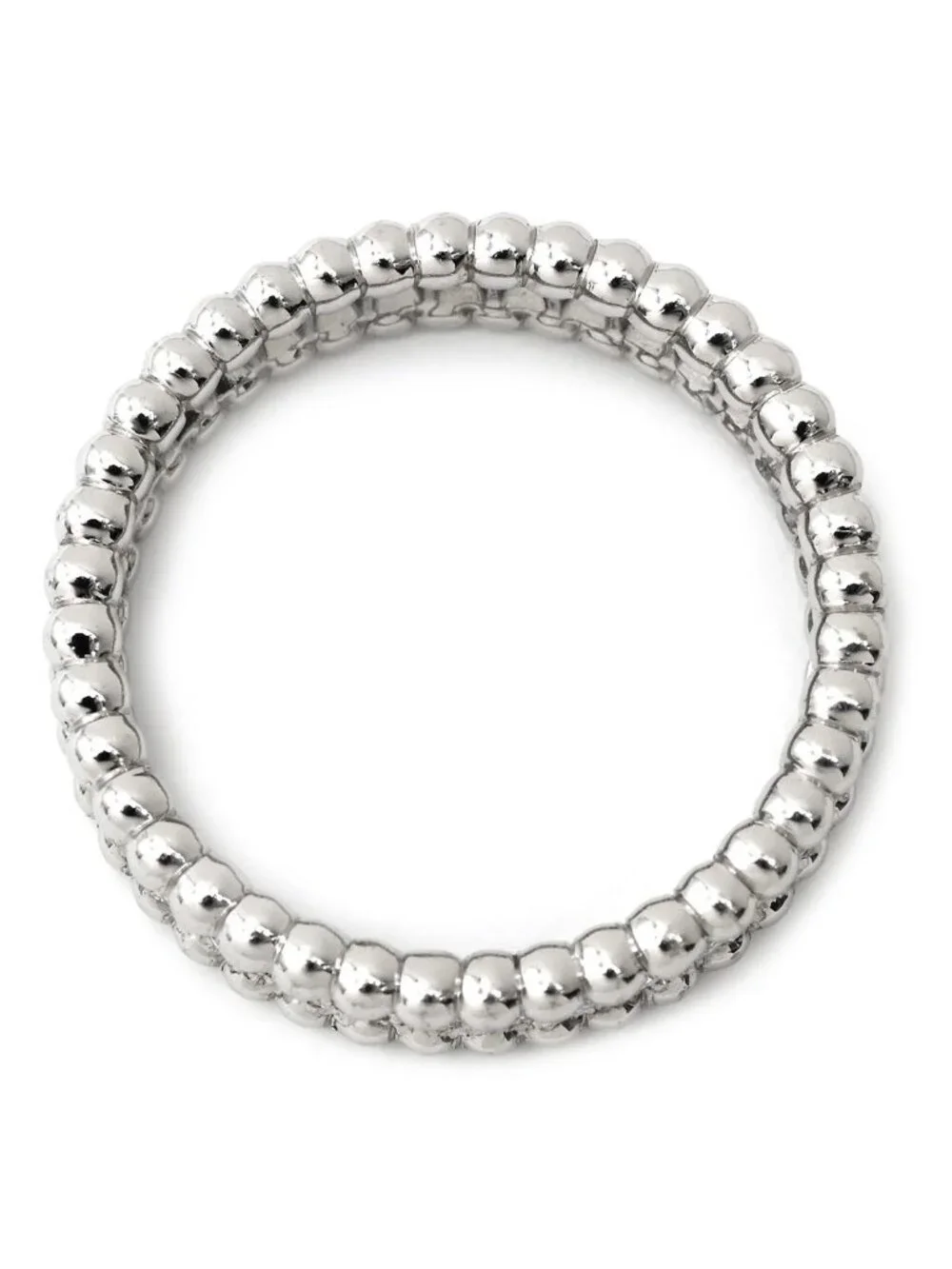 Van Cleef & Arpels Ring Perlee Diamond Model White Gold 58 WG